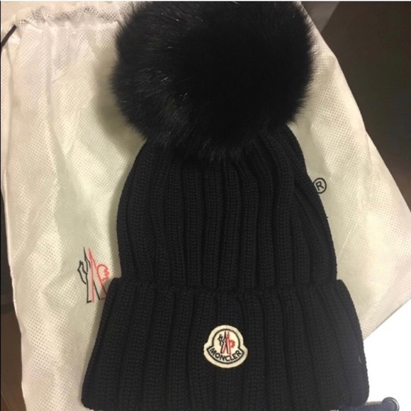 moncler ribbed beanie